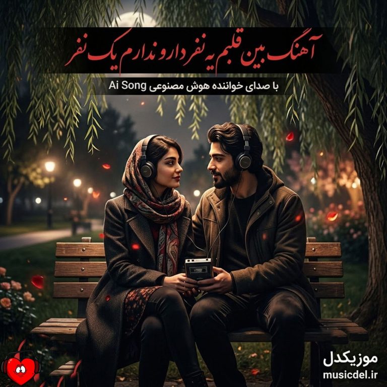 دانلود آهنگ بین قلبم یه نفر دارو ندارم یک نفر ریمیکس هوش مصنوعی